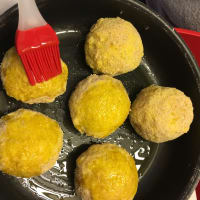 arroz cocido al horno Arancini paso 7