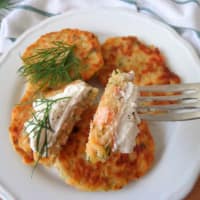 Frittelle di salmone