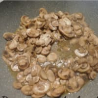 Gnocchi gorgonzola and mushrooms step 3