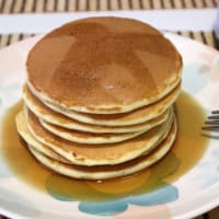 Pancakes with maple syrup