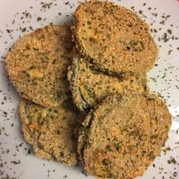 Breaded eggplant light