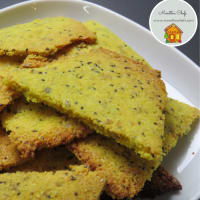 Paleo vegan crackers alla curcuma