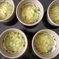 Savory muffins with spinach step 4