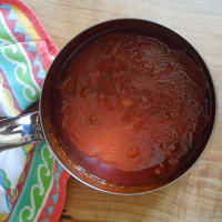 Mushroom sauce with tomato cardoncelli