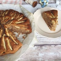 Torta vegana di mele con farina integrale