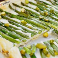 Sfoglia con asparagi e insalata di radicchio e mango step 5