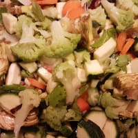 pastel salados con verduras paso 3