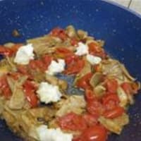 Fettuccine mushrooms and gorgonzola step 3