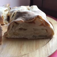 Strudel de manzana vegana paso 6