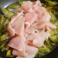 Tiras de pollo con alcachofas paso 6