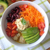 Ensalada de vegetales, quinoa y aceite aromático paso 3