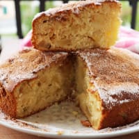 Torta di mele con tante mele