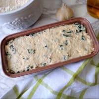 Bread with black cabbage and feta step 5