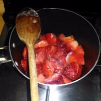 Risotto with strawberries and chives step 2