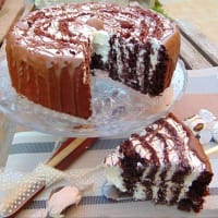 Sspiral chocolate cake