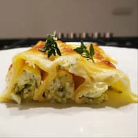 Cannelloni in crema di Ricotta e Zucchine