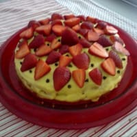 Cake With Pastry And Strawberry Cream ...
