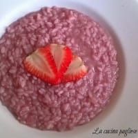 Risotto con fresas Risotto con fresas