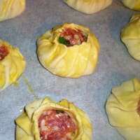 Rice and meat pasties step 10