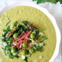 Asparagus and pea cream step 3