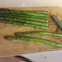 Asparagus in crust step 1