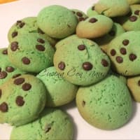 Galleta con trozos de chocolate de la menta paso 5