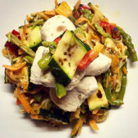 CHICKEN SALAD WITH 5 VEGETABLES