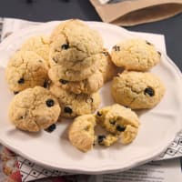 Galletas con harina de avena y aronia bayas