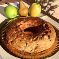 Ciambellone COMPLETO pera, manzana OSCURO lactosa