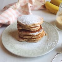 Banana vegan pancakes