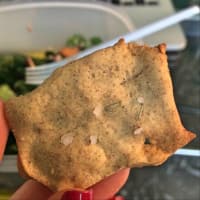 Galletas de harina de trigo sarraceno y garbanzos con Rosemary