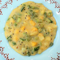 receta vegetal upma con harina de maíz de Indiana receta vegetal upma con harina de maíz de Indiana