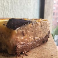 cioccolato grezzo e torta arancione