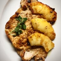 Pork Loin With Apples and Menthol