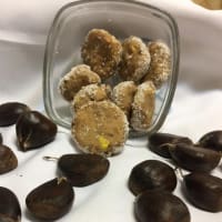 Mini alfajores crudiveganos de castañas