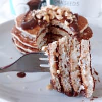 Pancakes Soffici Nocciole, Cocco Semi Di Chia Pancakes Soffici Nocciole, Cocco Semi Di Chia