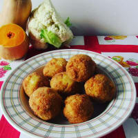 albóndigas coliflor y calabaza bio