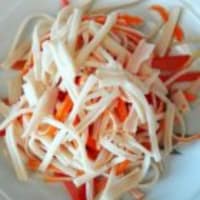 Capricious surimi and tomato salad step 2