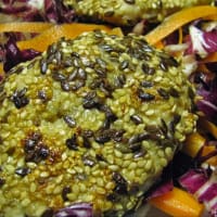 Turkey burger with mixed seeds