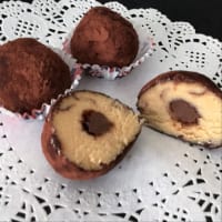 Truffles with Nutella Heart