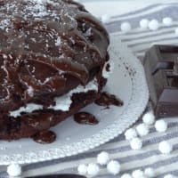 Pastel de Coco Yaya Choco Cake paso 10