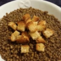 Lentils according to grandmother's recipe