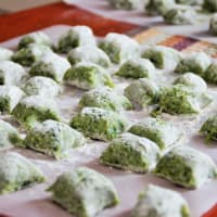 Dandelion dumplings