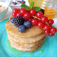 Full pancakes with chestnut flour step 2