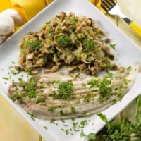 Pork fillets with porcini mushrooms