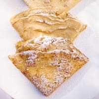 Crepes con la vainilla