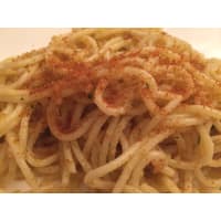 Spaghettoni bottarga e limone