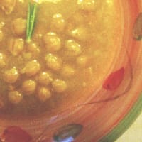 Chickpea soup with rosemary