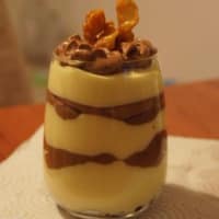 Chantilly and hazelnut cream mousse