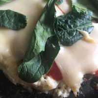 Pizza con masa de coliflor